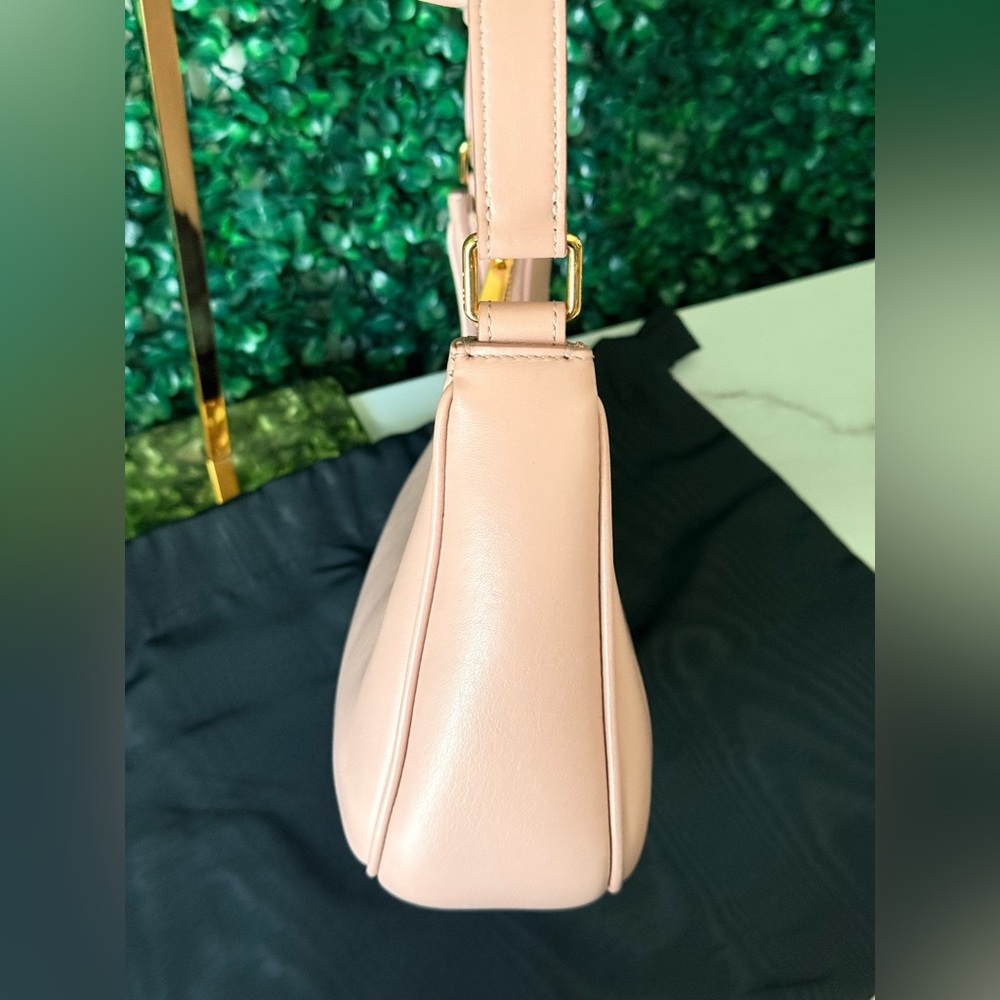 Celine Pink Leather Ava Shoulder Bag - Smooth Leather Hobo - Picture 5 of 11